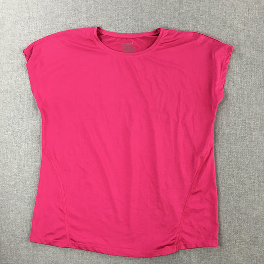 Primark Workout Womens T-Shirt Size S Pink Activewear Stretch Fabric Top