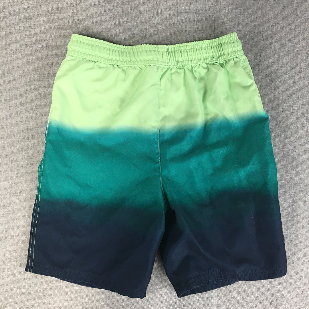 Minecraft Kids Boys Shorts Size 10 Green Logo Elastic Waist Pockets