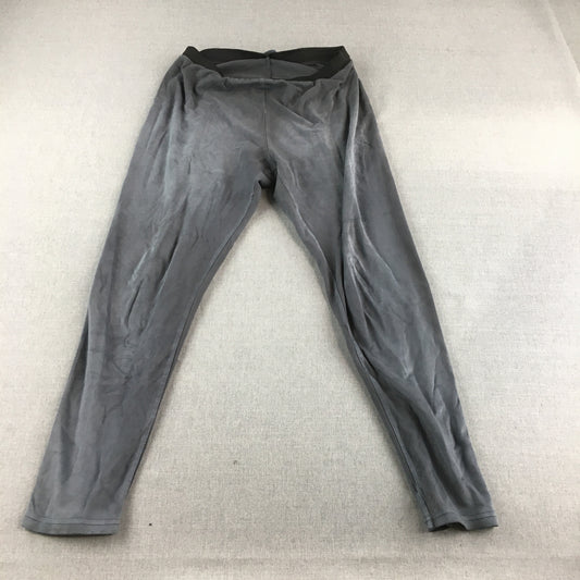 Stella Womens Leggings Size 12 Grey Stretch Fabric Pants