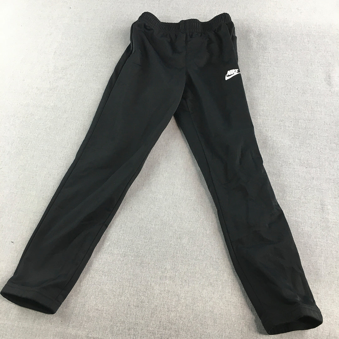 Nike Kids Boys Tracksuit Pants Youth Size M Black Logo Jogger