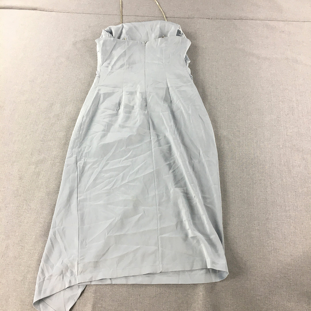 Bigwig Womens Pencil Dress Size S Light Blue Sleeveless Mini