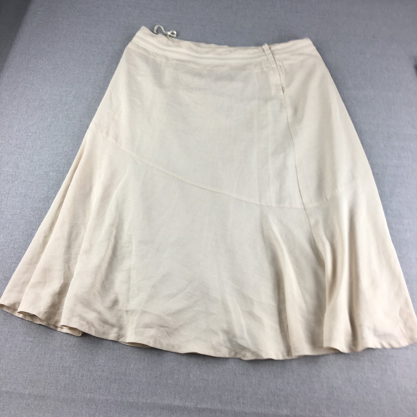 Wombat Womens Skirt Size 16 Cream Beige A-Line