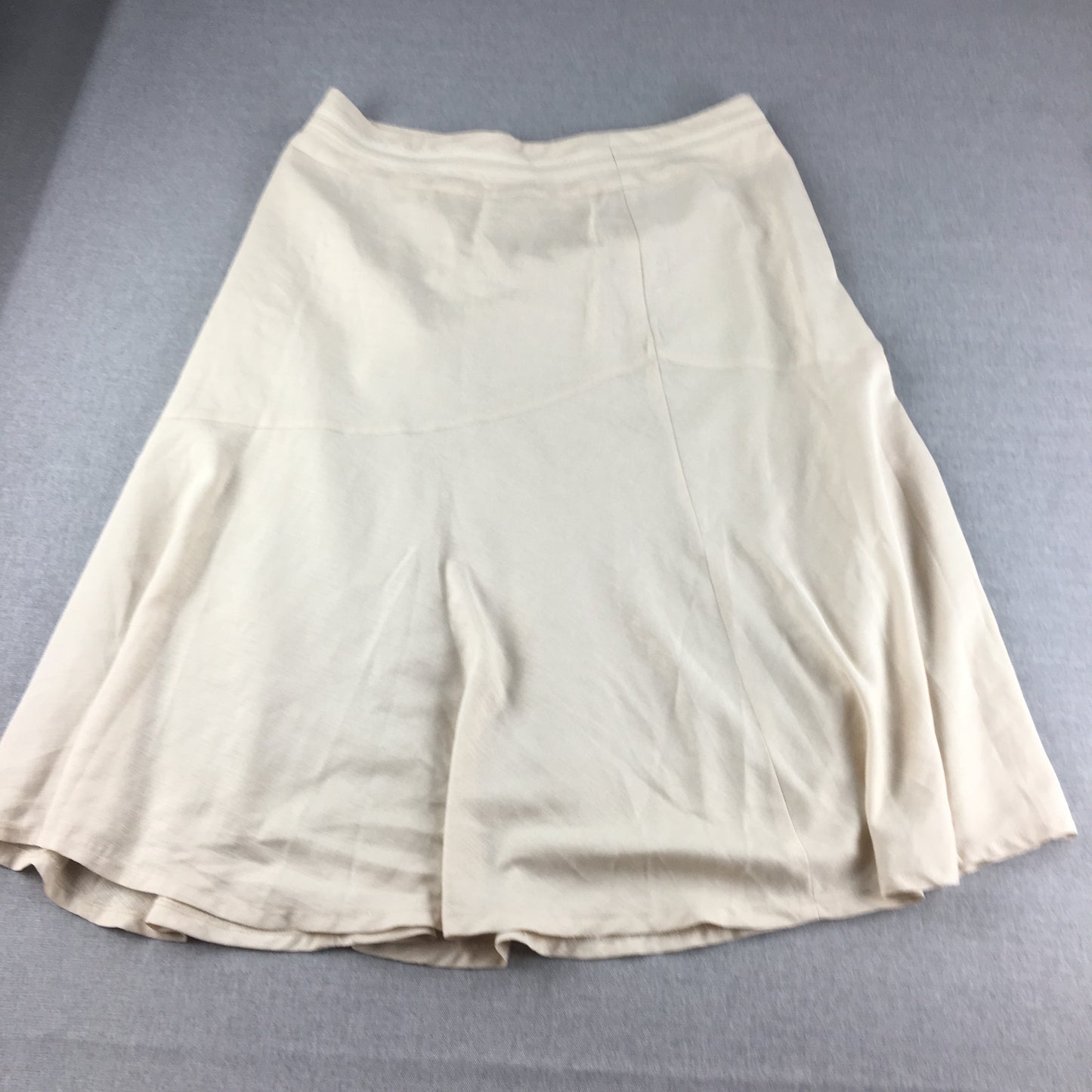 Wombat Womens Skirt Size 16 Cream Beige A-Line