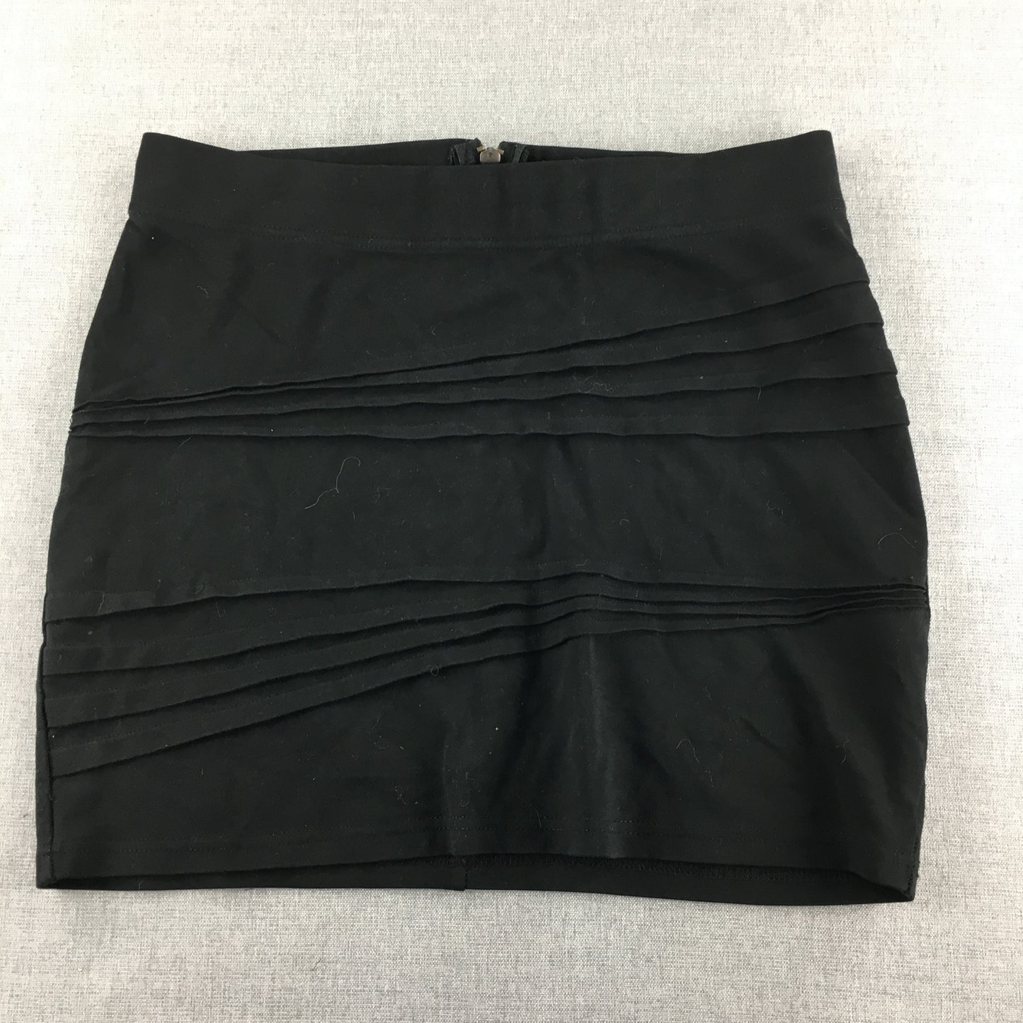 Bardot Womens Mini Skirt Size 12 Black Zip