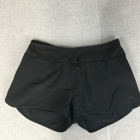 MPG Womens Running Shorts Size S Black Activewear Gym