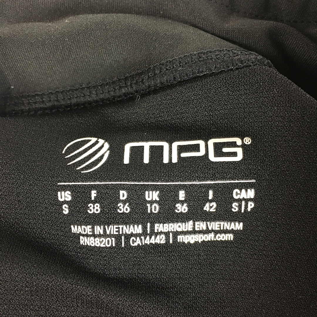 MPG Womens Running Shorts Size S Black Activewear Gym