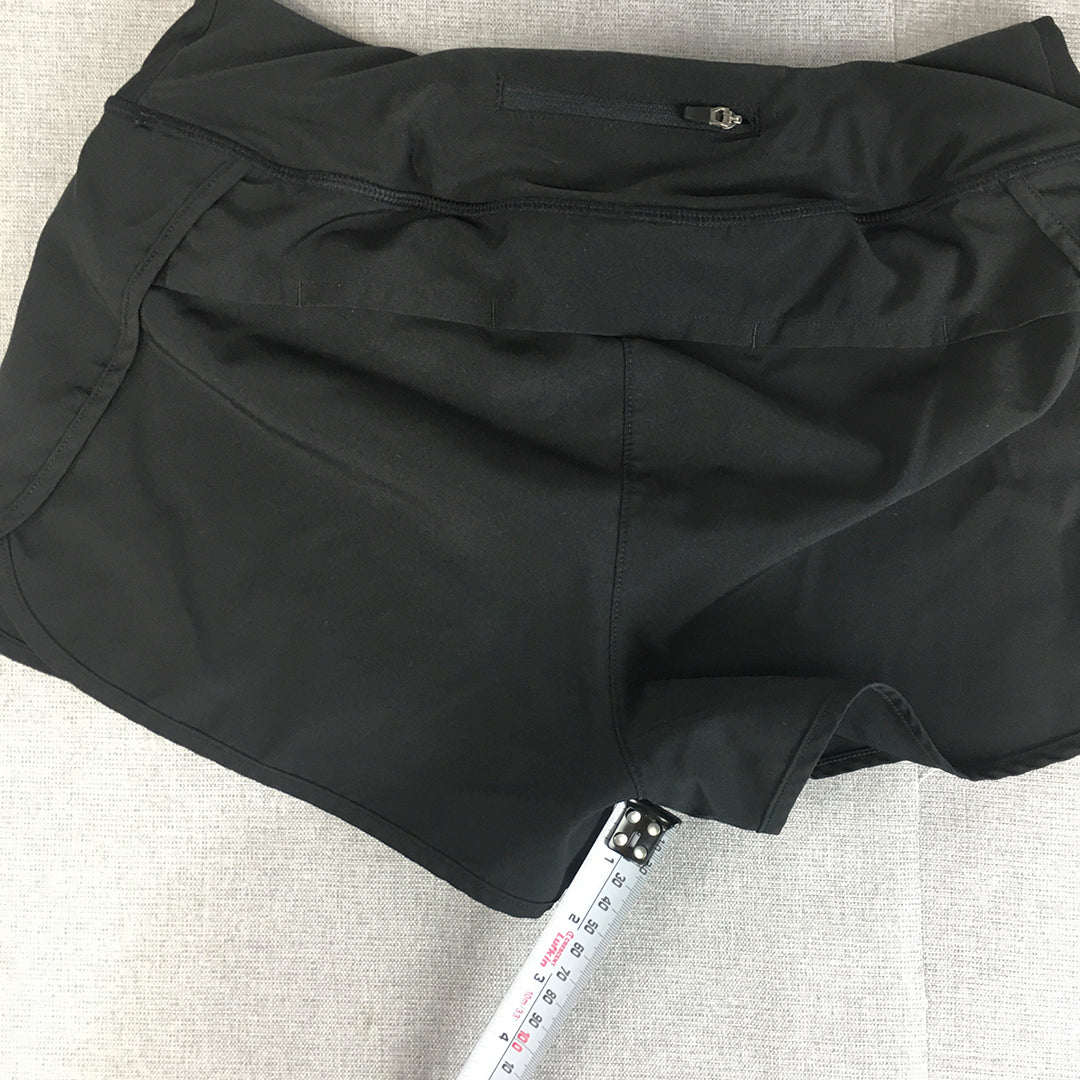 MPG Womens Running Shorts Size S Black Activewear Gym