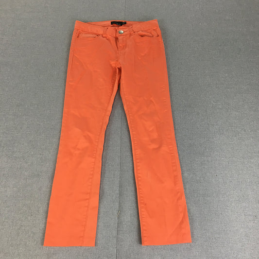 Nine Days Womens Jeans Size 6 Orange Slim Fit Pockets Denim