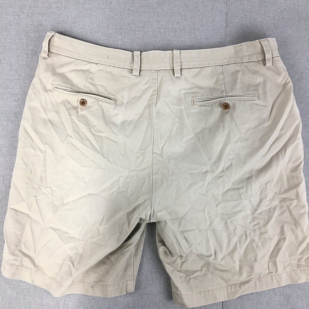 Jeff Banks Mens Chino Shorts Size 38 Grey Pockets Casusal Walking