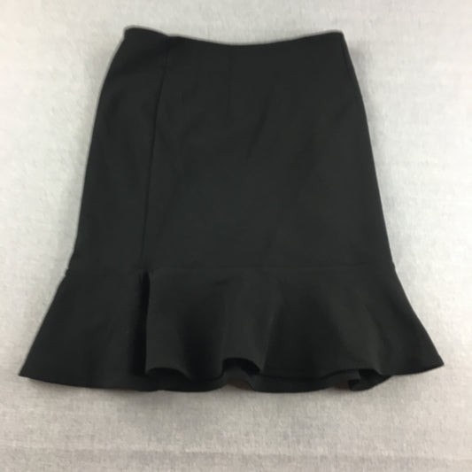 Showpo Womens Skirt Size 8 Black Frilled Midi