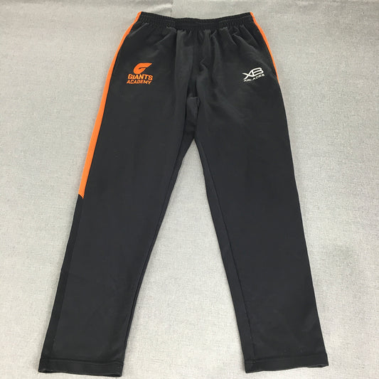 GWS Giants Mens Tracksuit Pants Size S Grey AFL Football Jogger