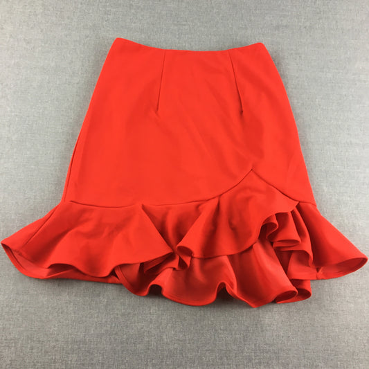 Saints And Secrets Womens Mini Skirt Size 8 Red