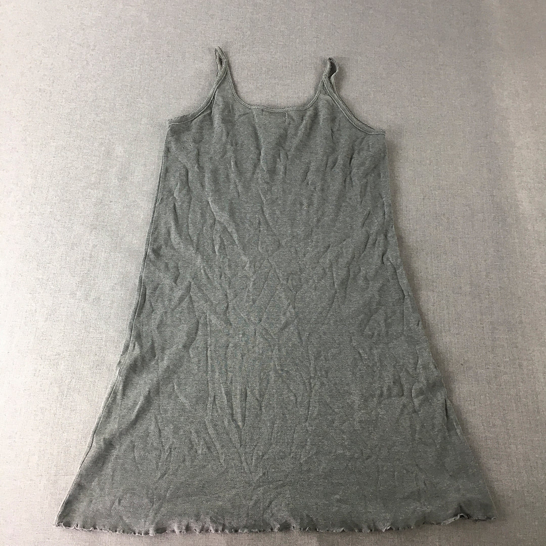 Scarlet Womens Top Size M Grey Sleeveless Knit Cami Shirt