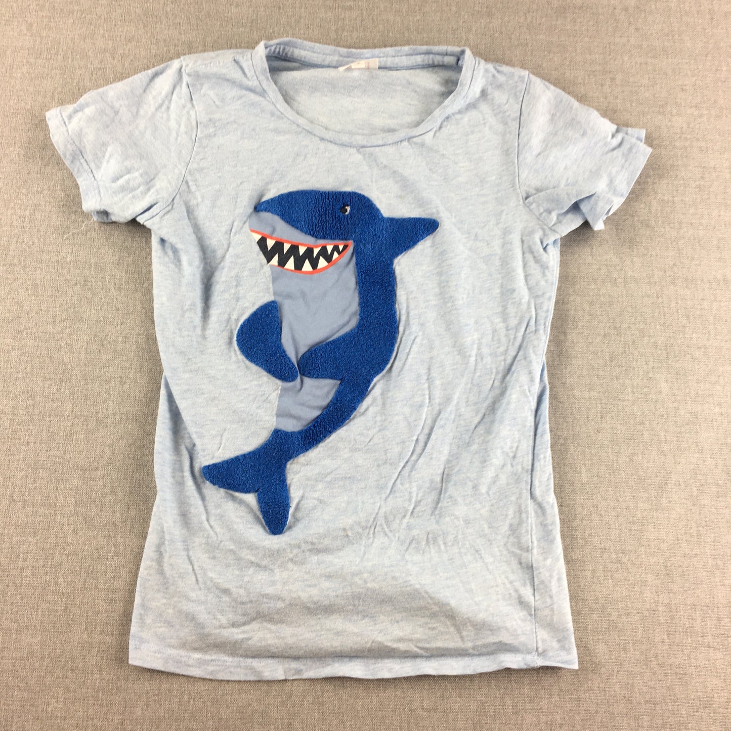 Seed Heritage Kids Boys T-Shirt Size 9 Blue Shark Top