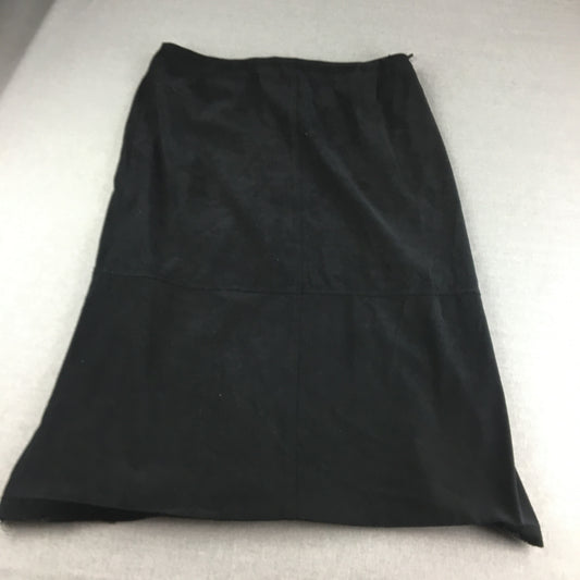 Elizabeth-S Womens Maxi Skirt Size 16 Black