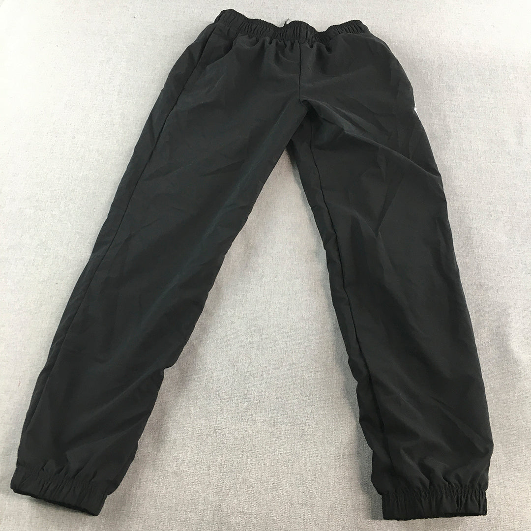 Adidas Kids Boys Tracksuit Pants Size 11 - 12 Years Black Jogger