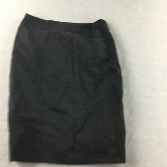 Forcast Womens Midi Pencil Skirt Size 8 Black Midi