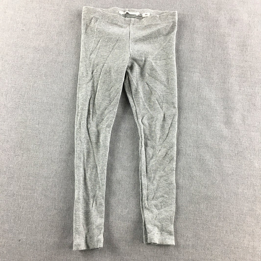 Country Road Kids Girls Leggings Size 4 Grey Pants Knit Stretch Fabric