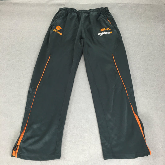 GWS Giants Mens Tracksuit Pants Size M Grey AFL Football Jogger