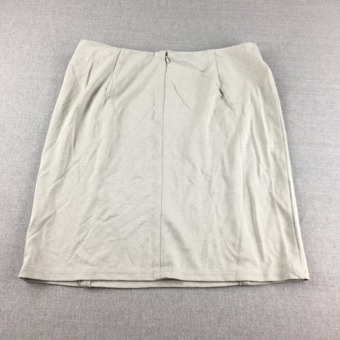 Atmos & Here Womens Mini Skirt Size 14 Grey Straight