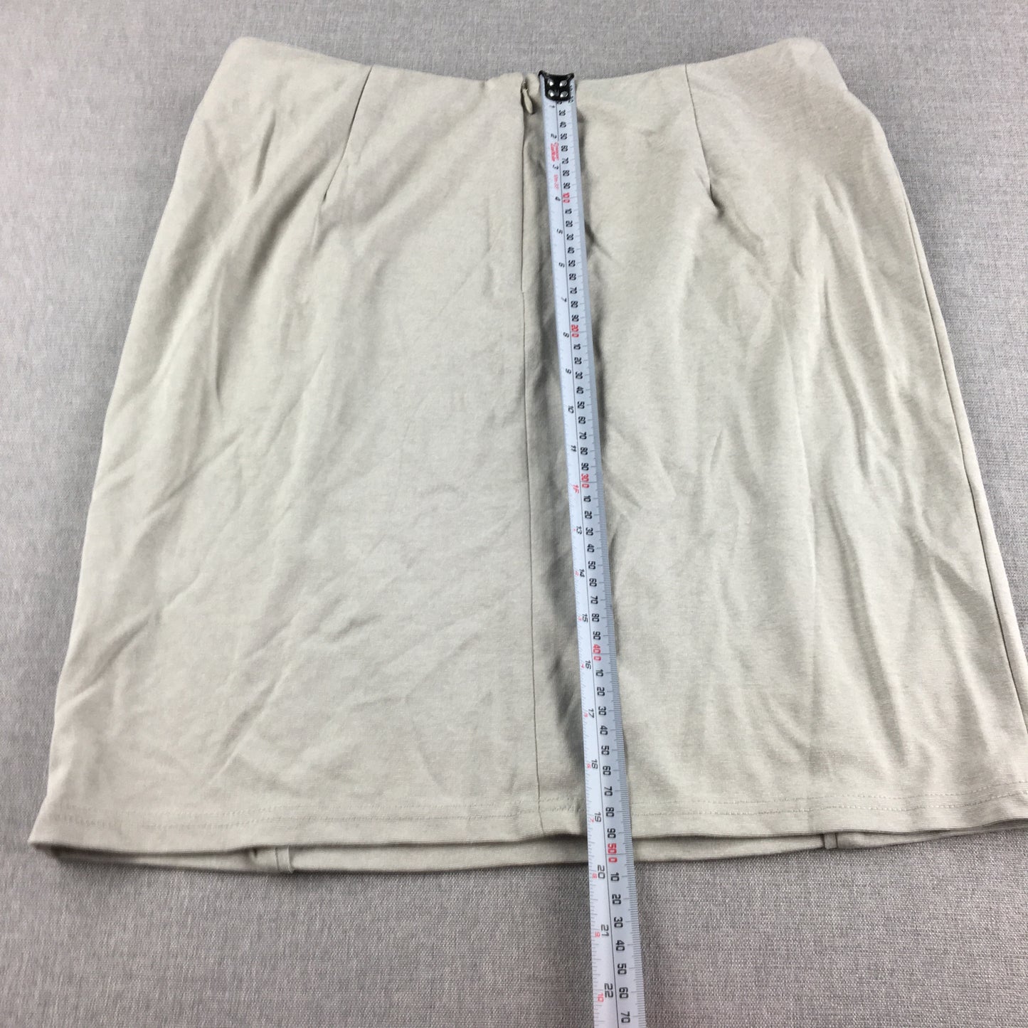 Atmos & Here Womens Mini Skirt Size 14 Grey Straight