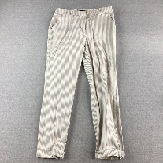 Portmans Womens Pants Size 10 White Pockets