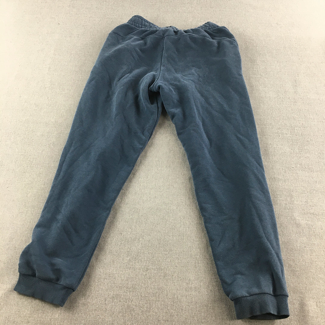 Puma Kids Boys Tracksuit Pants Youth Size M (11 - 12 Years) Blue Logo Jogger