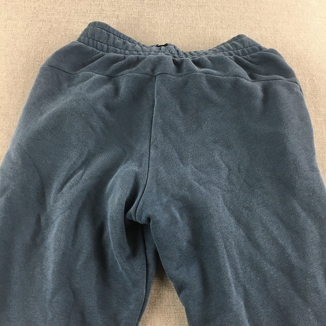 Puma Kids Boys Tracksuit Pants Youth Size M (11 - 12 Years) Blue Logo Jogger