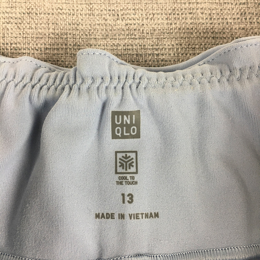 Uniqlo Kids Girls Legging Shorts Size 13 Years (Youth L) Blue Activewear