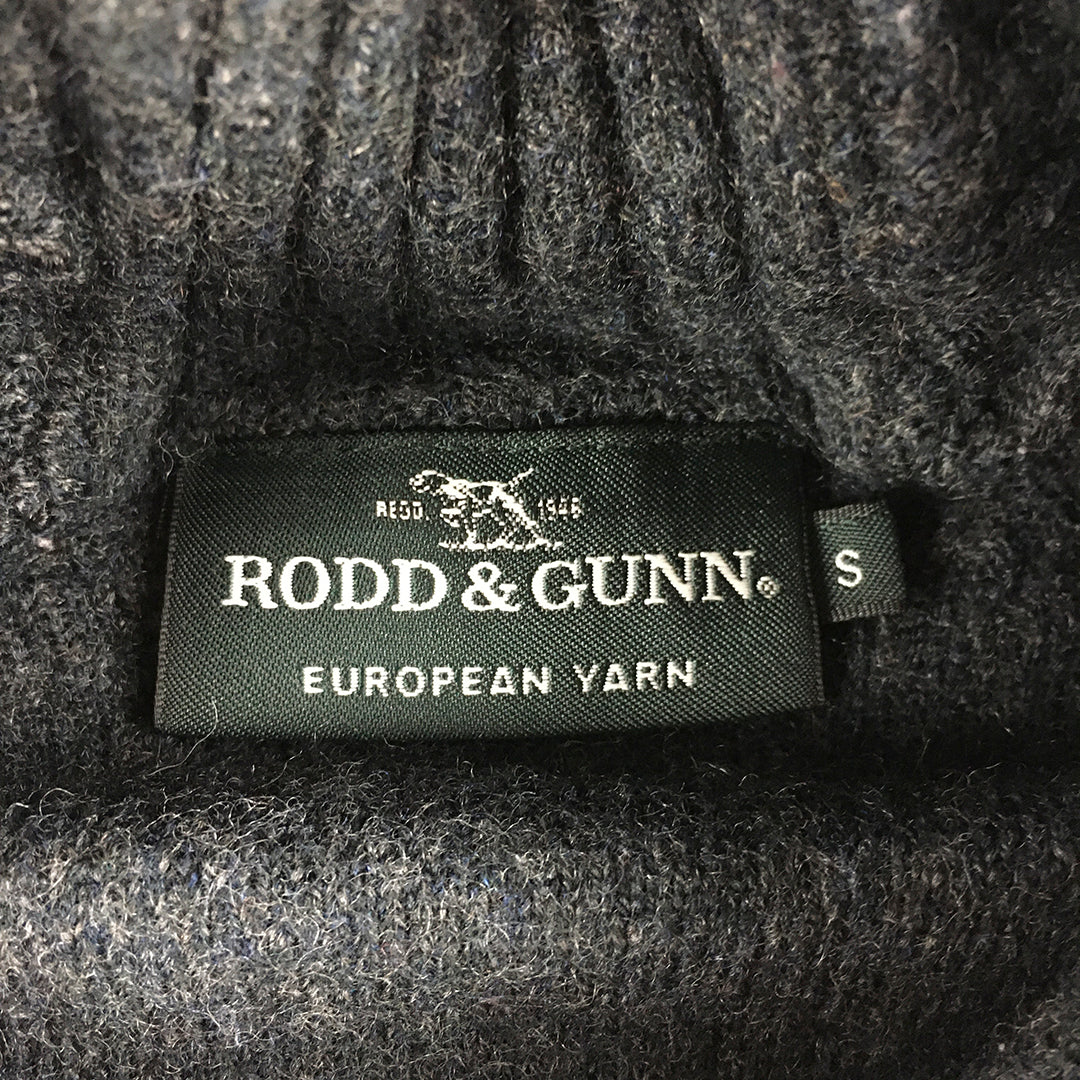 Rodd & Gunn Womens 100% Wool Sweater Size S Grey Knit Pullover Jumper