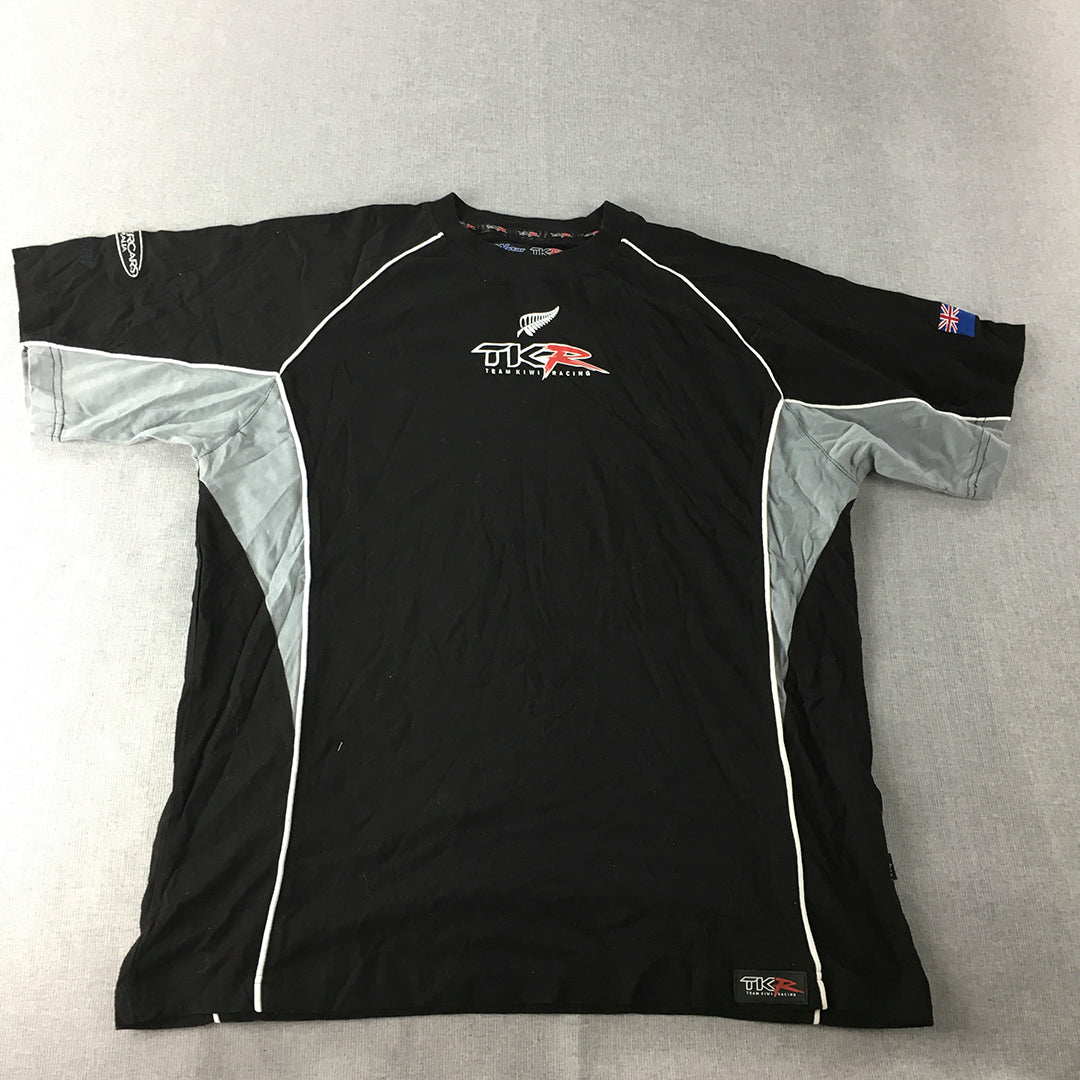 NEW Team Kiwi Racing Mens Jersey Shirt Size M Black V8 Supercars TKR