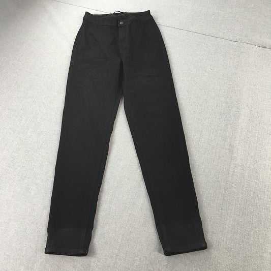 Atmos & Here Womens Skinny Jeans Size 28 Black Denim Stretch Fabric