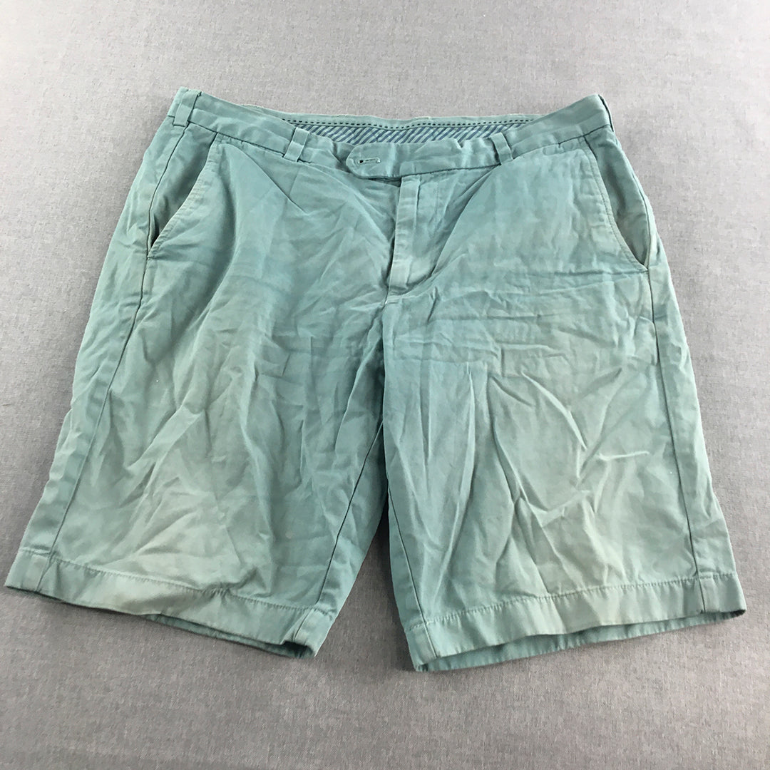 Brooks Brothers Mens Shorts Size 36 Blue Pockets Chino