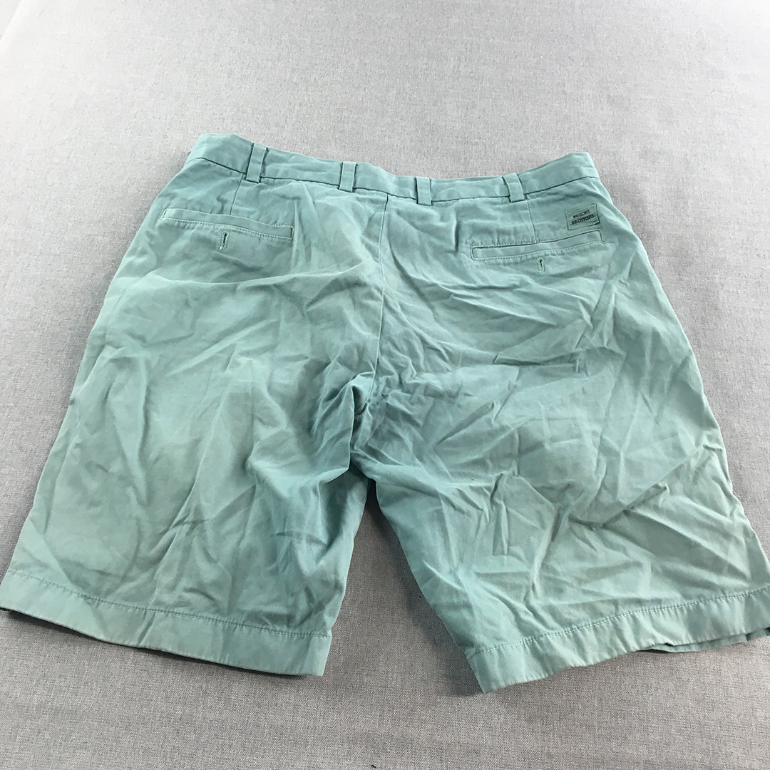 Brooks Brothers Mens Shorts Size 36 Blue Pockets Chino