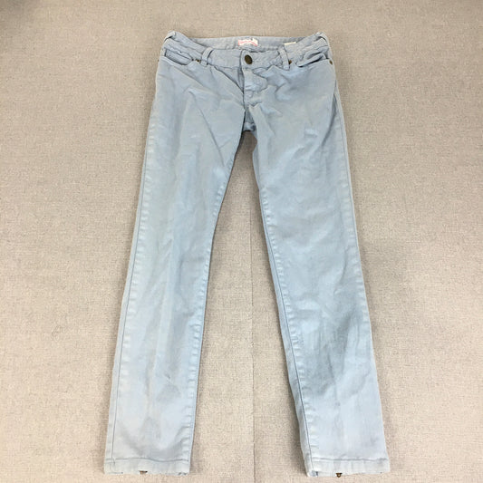 Baby Doll Womens Skinny Jeans Size 9 (W26 x L26) Light Wash Blue Denim