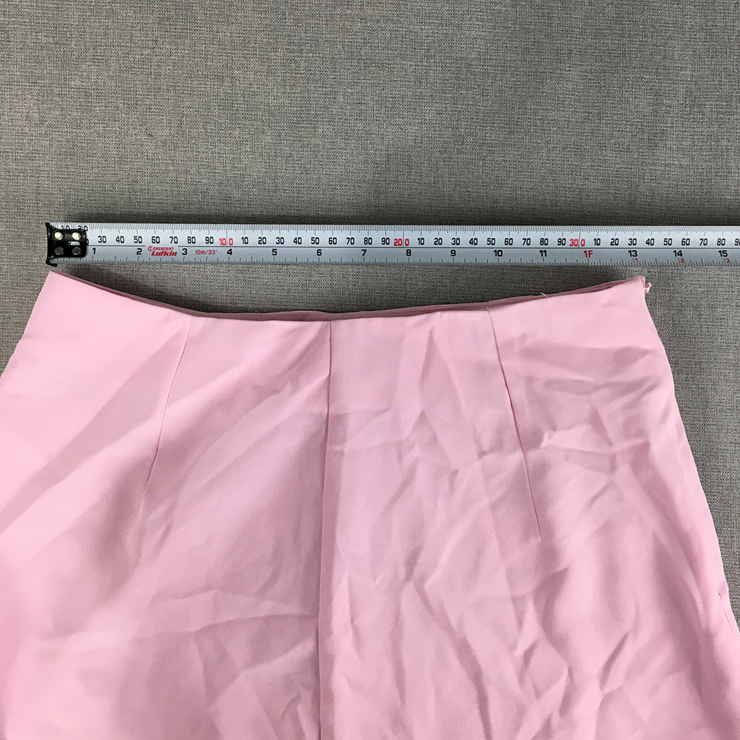 NEW Peppermayo Womens Skirt Size 10 Pink A-Line Mini