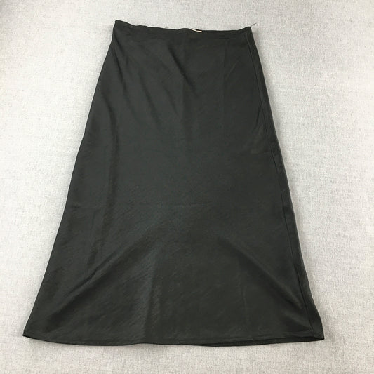 Blossom Womens Skirt Size 10 Black A-Line