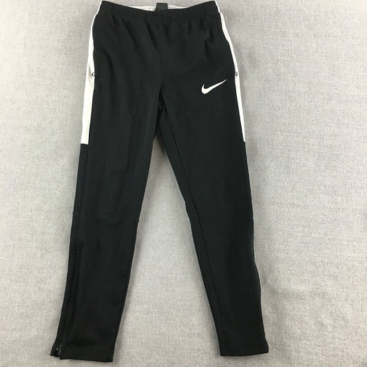 Nike Kids Boys Tracksuit Pants Youth Size S (8 - 10 Years) Black Logo Pockets