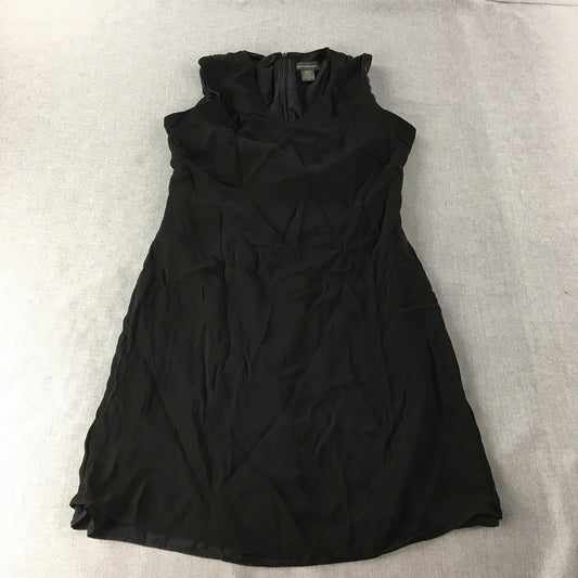 Banana Republic Womens Mini Dress Size 10 Black Sleeveless Pencil