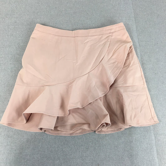 Portmans Womens Mini Skirt Size 12 Pink Layered