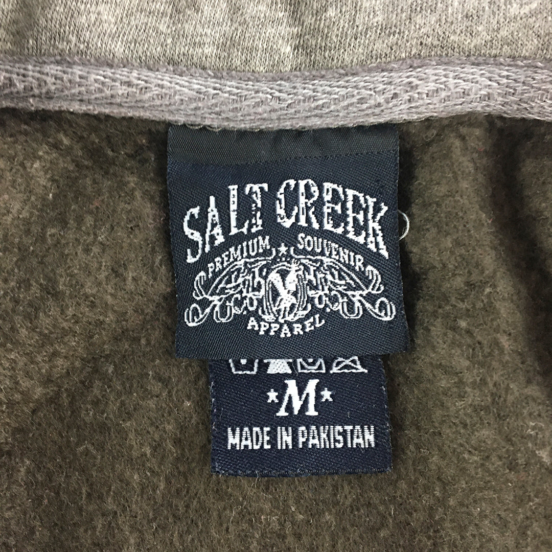 Salt Creek Apparel Womens Jacket Size M Grey Las Vegas Nevada USA Zip-Up