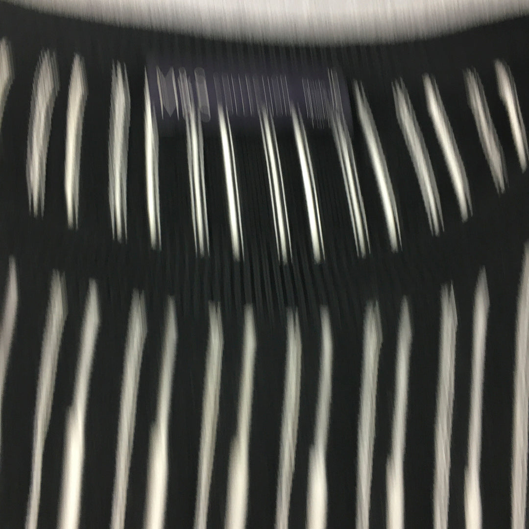 M&S Collection Womens Knit Top Size 16 Black White Striped Shirt