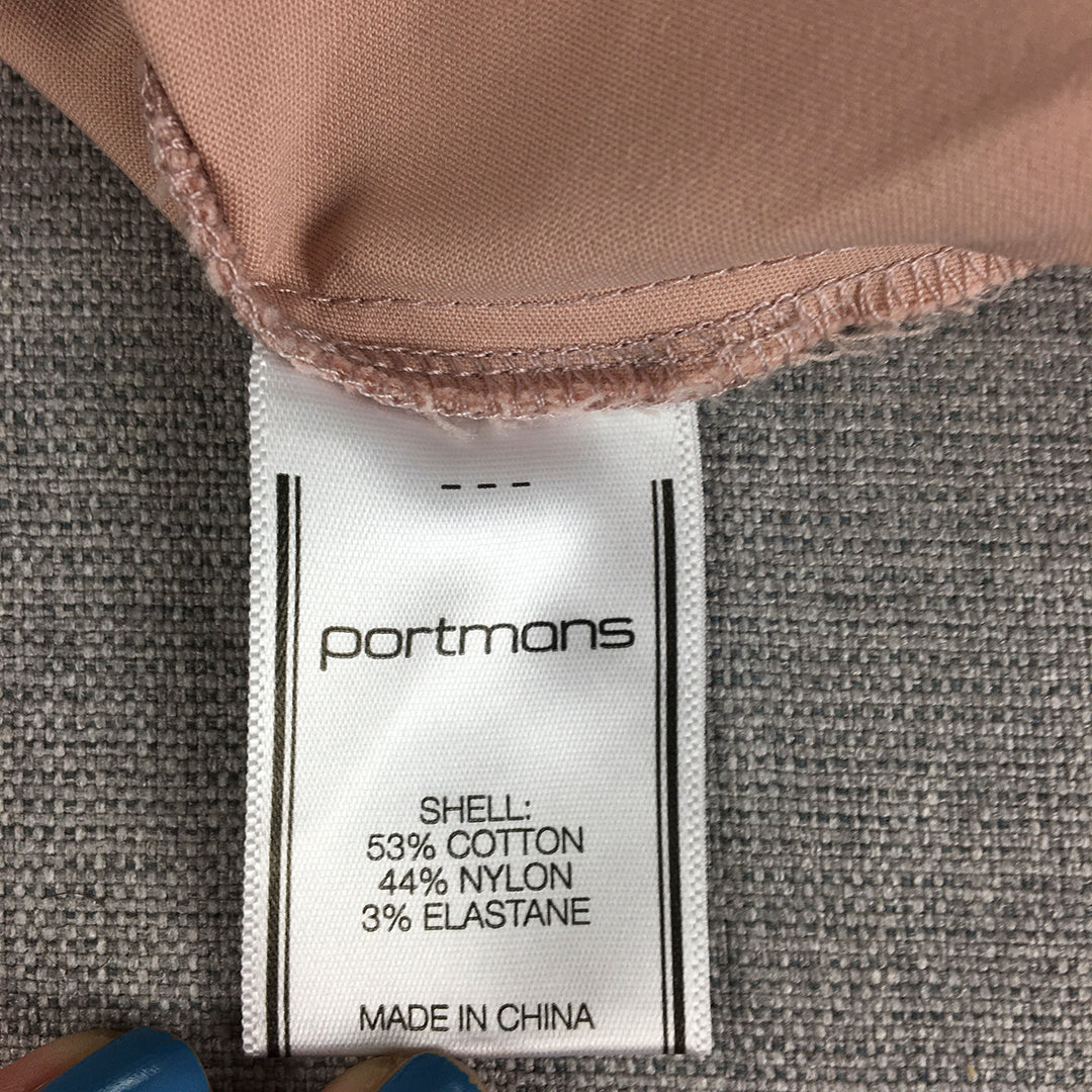 Portmans Womens Mini Skirt Size 12 Pink Layered