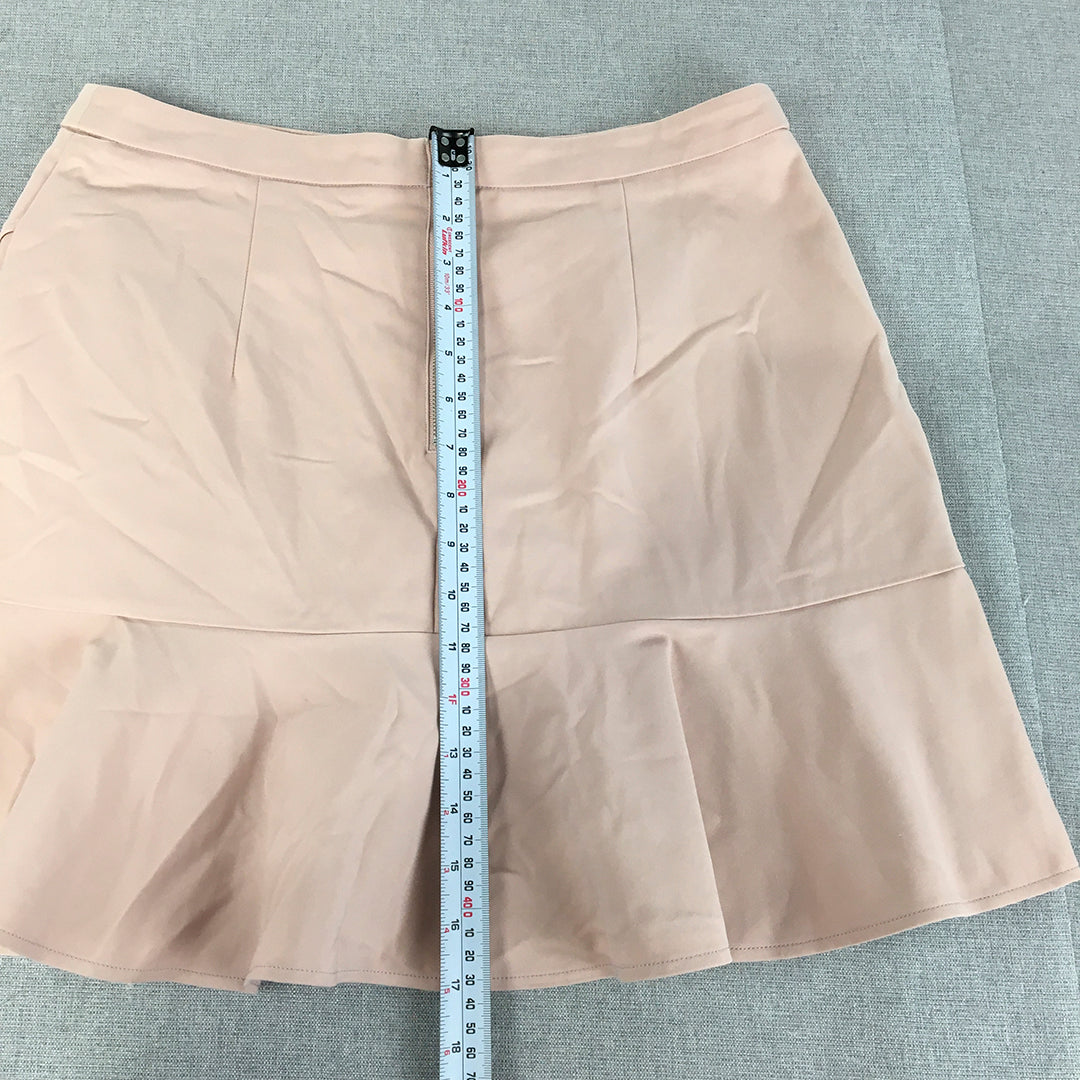 Portmans Womens Mini Skirt Size 12 Pink Layered