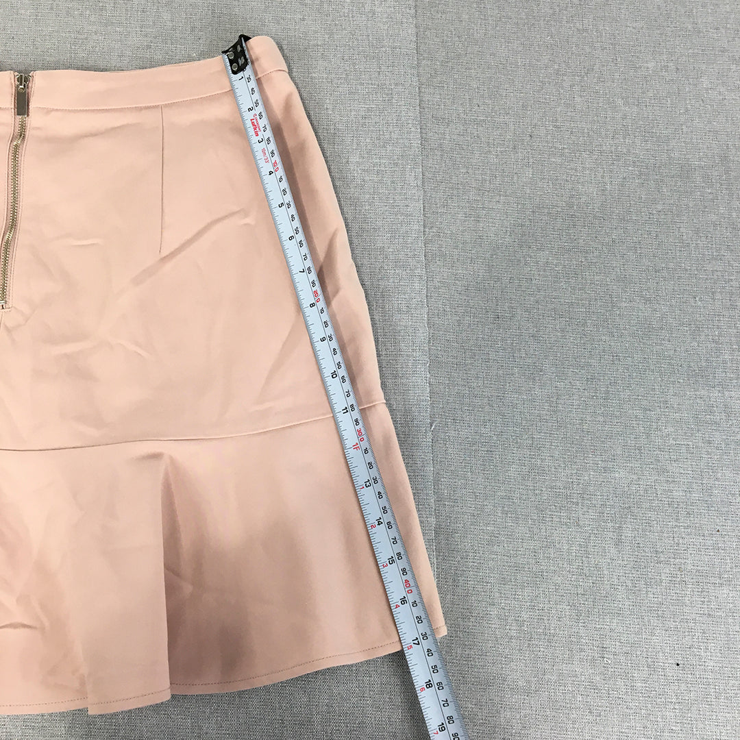 Portmans Womens Mini Skirt Size 12 Pink Layered