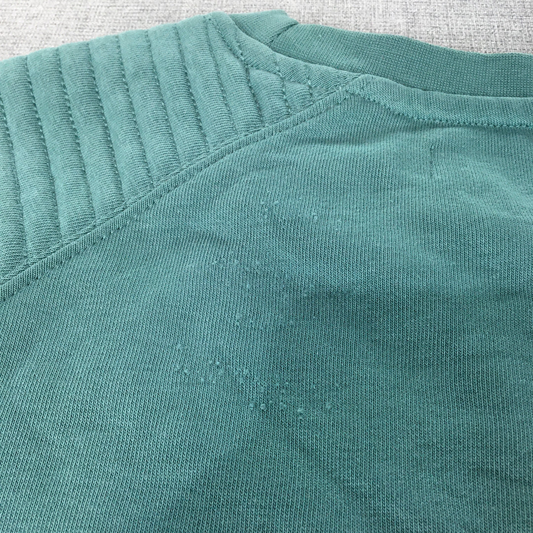 Rich Man Crew Neck Sweater Mens Size M Green Logo Pullover Jumper