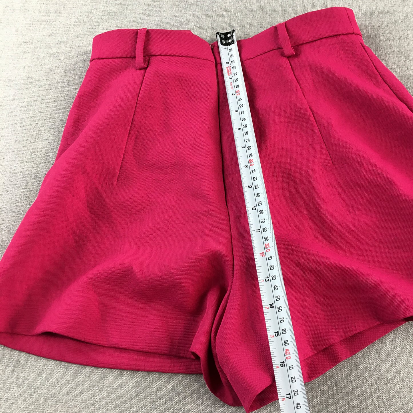 Kookai Womens Shorts Size 38 Pink Pockets Pleated