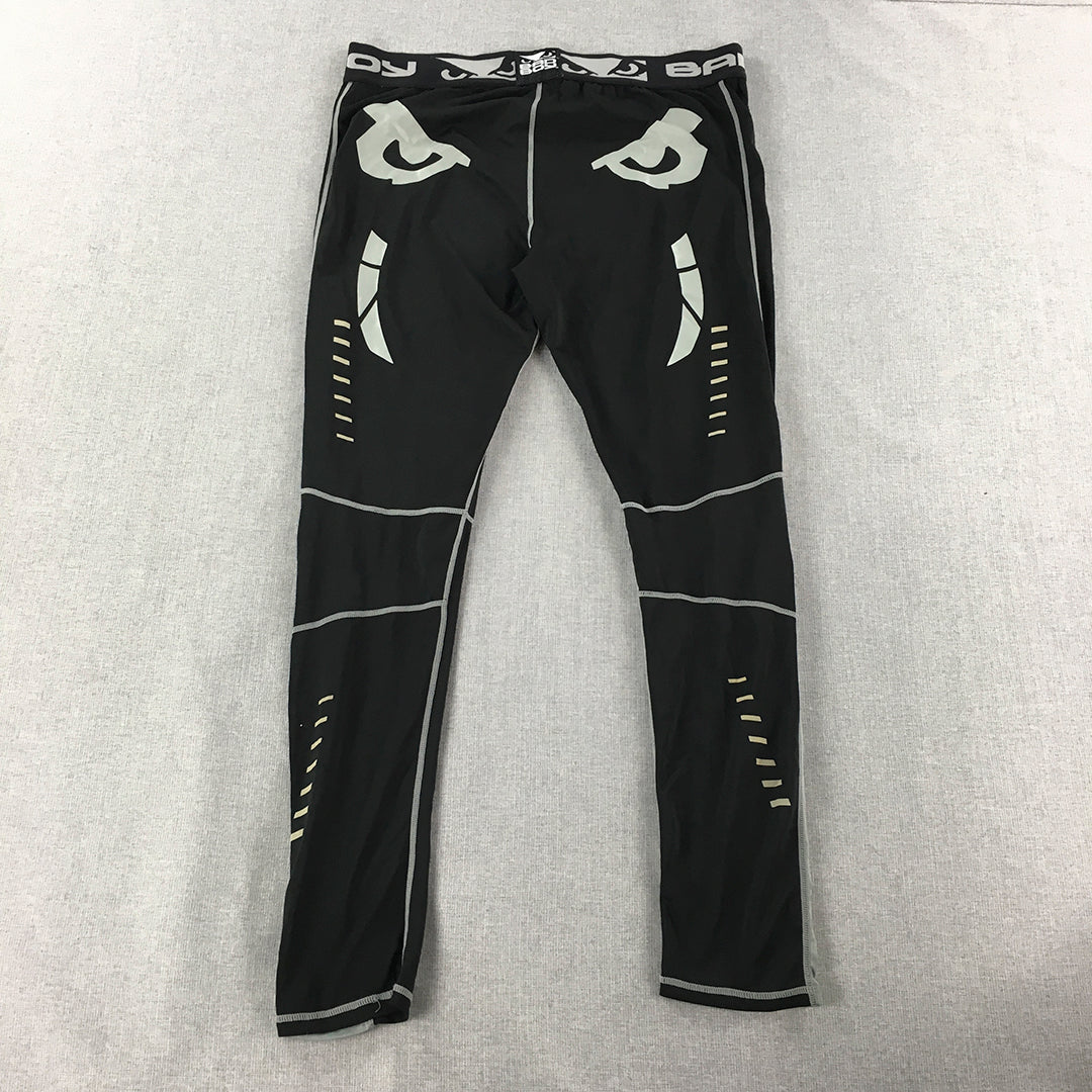 Bad Boy Mens Compression Pants Size 2XL Black Fight UFC MMA Legging