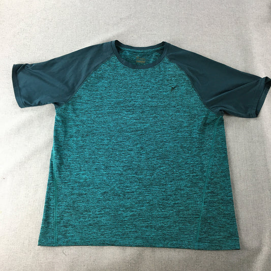 Old Navy Active Mens T-Shirt Size M Blue Short Sleeve Athletic Running Tee