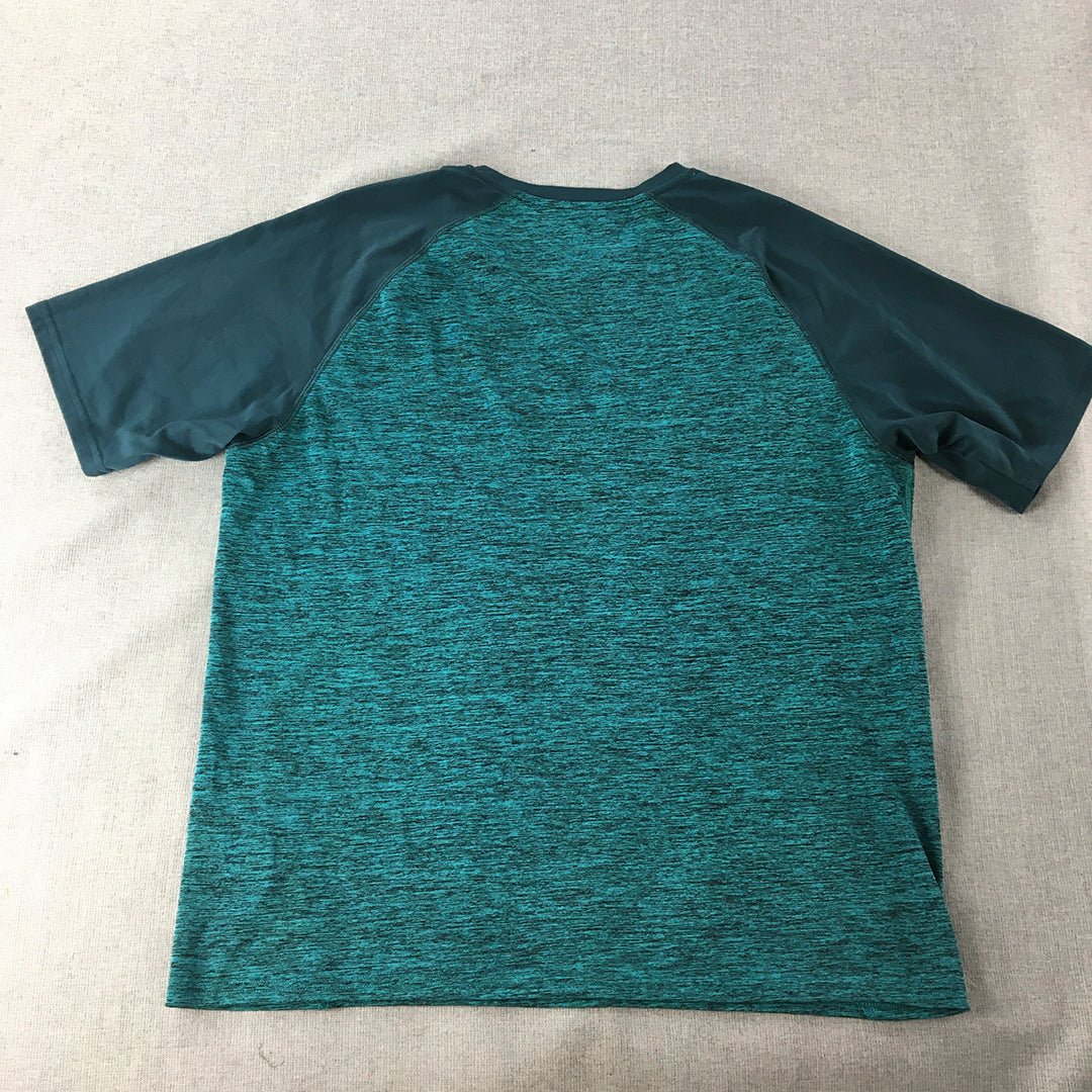 Old Navy Active Mens T-Shirt Size M Blue Short Sleeve Athletic Running Tee